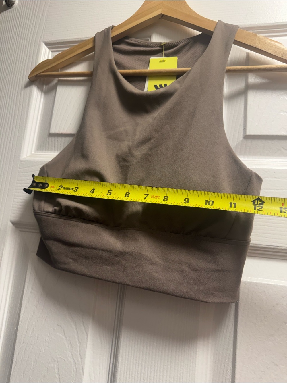 all in motion Taupe High-Neck Sports Bra - Picture 5 of 5
